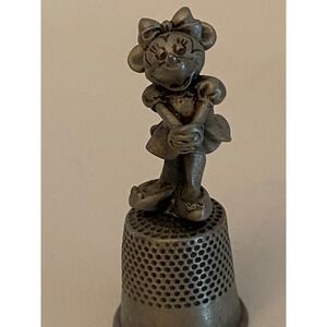 Minnie Mouse Disney Pewter Thimble